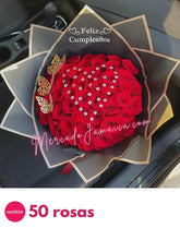 Ramo de rosas con coronita